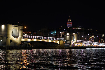 Galata Tower and goldenhorn view İstanbul