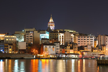 Galata Tower and goldenhorn view İstanbul