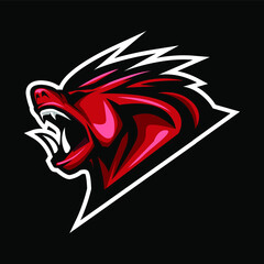 Wild Hog head Mascot logo