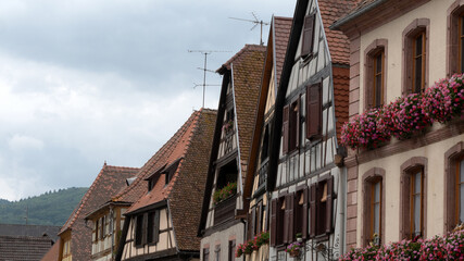 Old houses in Alsace, France