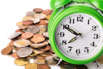 Alarm Clock with Coins