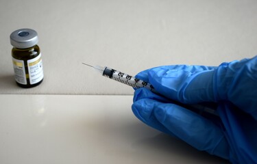 doctor with syringe