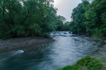 Wodospad na rzece Olszance