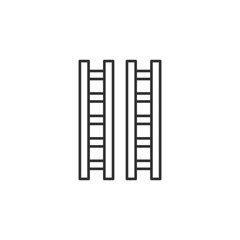 Ladder Modern Simple Outline Vector Icon