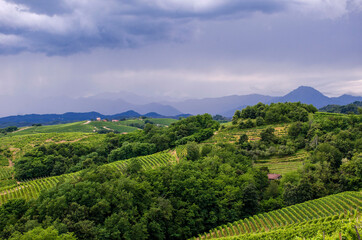 temporale in collina