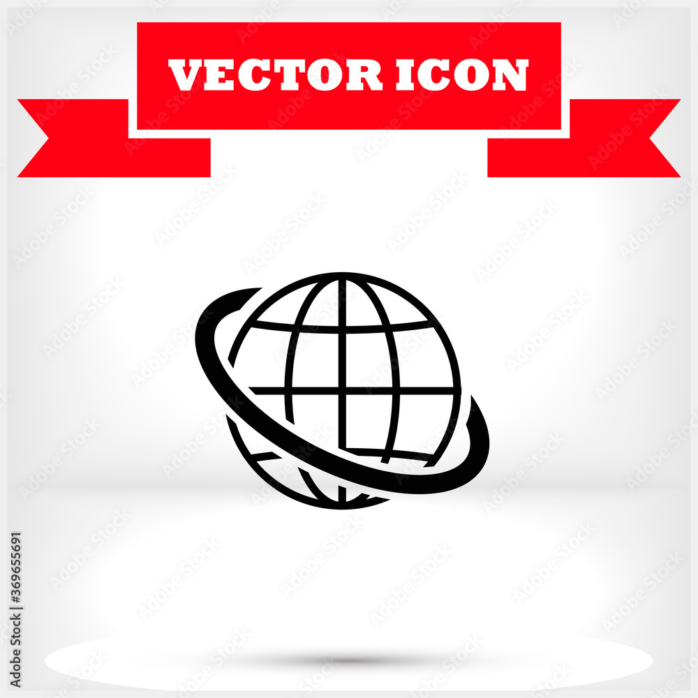 Wall mural world vector icon design 10 eps illustration