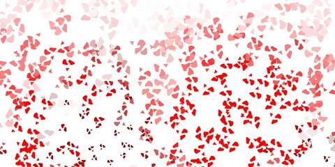 Obraz premium Light red vector template with abstract forms.