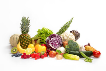 Obraz na płótnie Canvas Fruits et légumes
