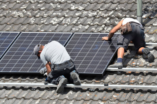 Montage einer Solaranlage