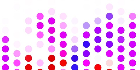 Light blue, red vector layout with circle shapes.