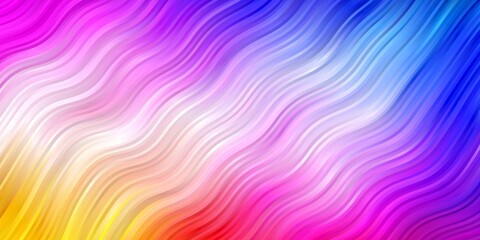 Light Pink, Blue vector background with bows. Abstract illustration with bandy gradient lines. Best design for your ad, poster, banner.