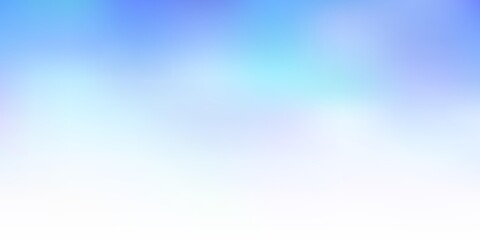 Fototapeta premium Light blue vector gradient blur background.