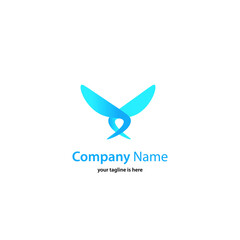simple modern elegant logo of company