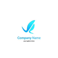 simple modern elegant logo of company