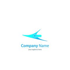 simple modern elegant logo of company