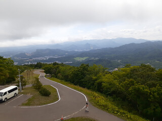 藻岩山頂より望む