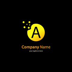 simple modern elegant logo of company