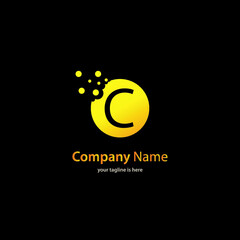 simple modern elegant logo of company