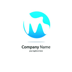 simple modern elegant logo of company