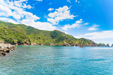 Fototapeta premium 静岡県賀茂郡南伊豆町 中木海岸