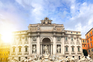 Obraz premium Trevi Fountain in Rome 