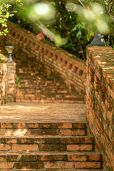 stone stairs in the park