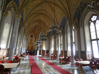 interior of the castel