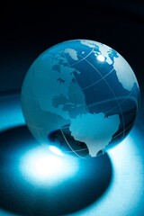 Fototapeta premium glass globe