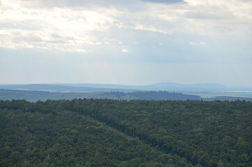 Fototapeta premium clouds over the mountains