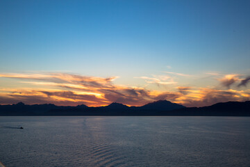Sunset over Loreto, Baja California Sur, Mexico