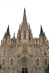 Fototapeta na wymiar Catedral de Barcelona, Cataluña España 