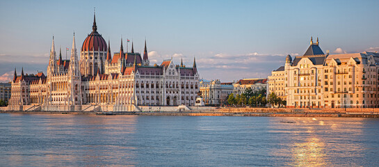 Hungarian Parliament in Budapest, Hungary