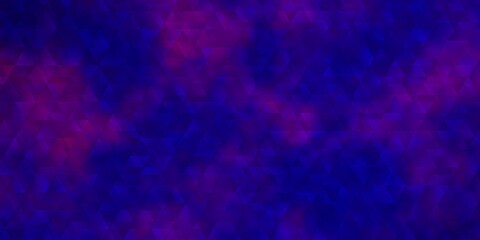 Light Purple vector layout with lines, triangles.