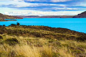 The arid steppe of Patagonia