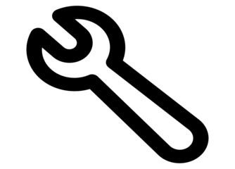 wrench Vector  icon , vector illustration
