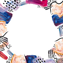 Hand drawn border and place for your text.