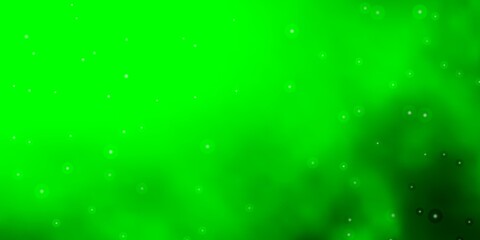 Light Green vector background with colorful stars. Shining colorful illustration with small and big stars. Pattern for new year ad, booklets.