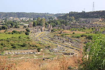 Perge ancient roman city Antalya