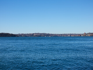 view of Sydney Harbour NSW Australia 