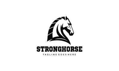 Horse Head Logo Vector