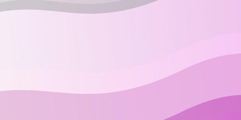 Light Pink, Yellow vector background with curves. Colorful illustration in abstract style with bent lines. Design for your business promotion.