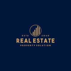 Creative real estate logo design