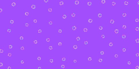 Light pink, blue vector template with circles.