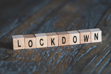 Lockdown- Konzeptbild Coronakrise