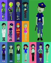Zombie avatars