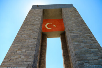 Canakkale Martyrs Memorial is a commemoration, Turkish soldiers who participated at the Battle of...