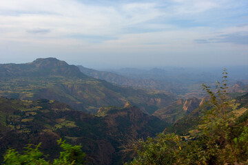 Fototapeta na wymiar Simien mountains, Ethiopian highlands