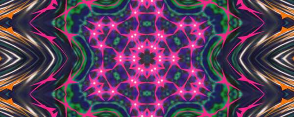 carpet ornaments art graphics modern floral pattern PSYCHEDELIC.