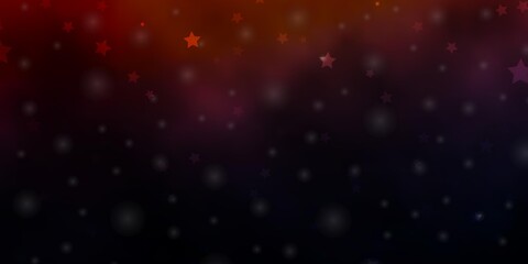 Dark Blue, Yellow vector pattern with abstract stars. Colorful illustration in abstract style with gradient stars. Theme for cell phones.