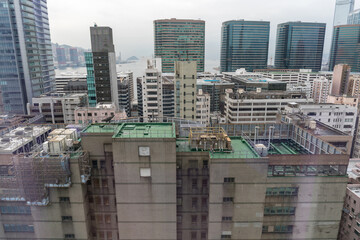 Fototapeta premium Tsim Sha Tsui Architecture in Hong Kong
